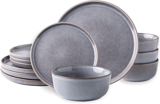 JYIDW009 Dinnerware Set - Reactive Grey