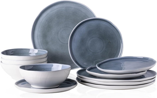 SLUDW015 Dinnerware Set - Light Jean Blue