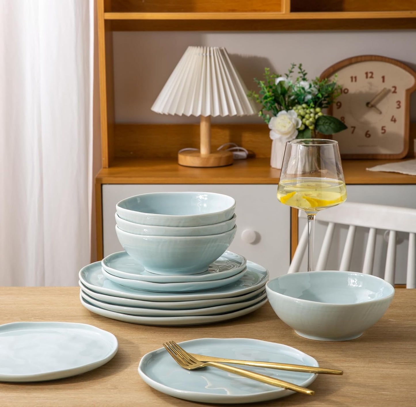 SLUDW015 Dinnerware Set - Light Blue