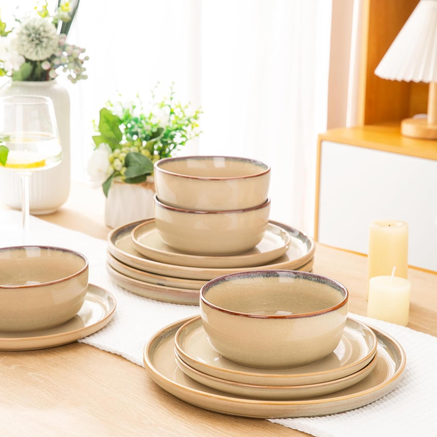 XTADW009 Dinnerware Set - Latte