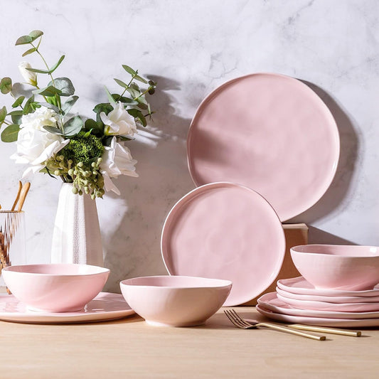 SLUDW015 Dinnerware Set - Pink