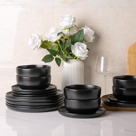 SLUDW005 Dinnerware Set - Matte Black