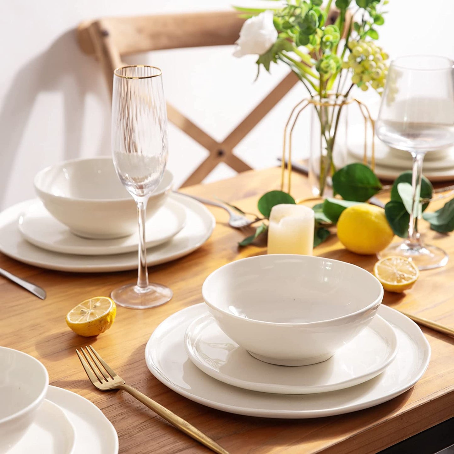 SLUDW015 Dinnerware Set - White