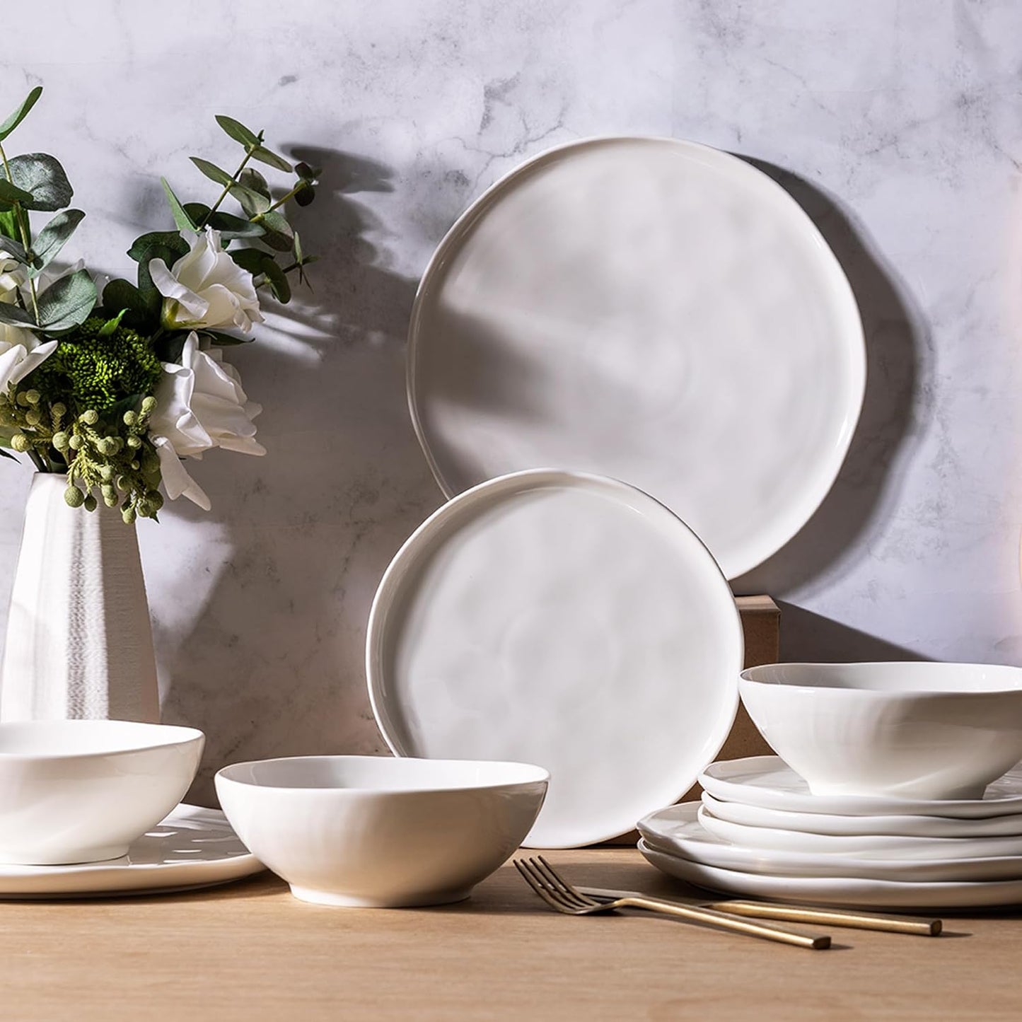 SLUDW015 Dinnerware Set - White