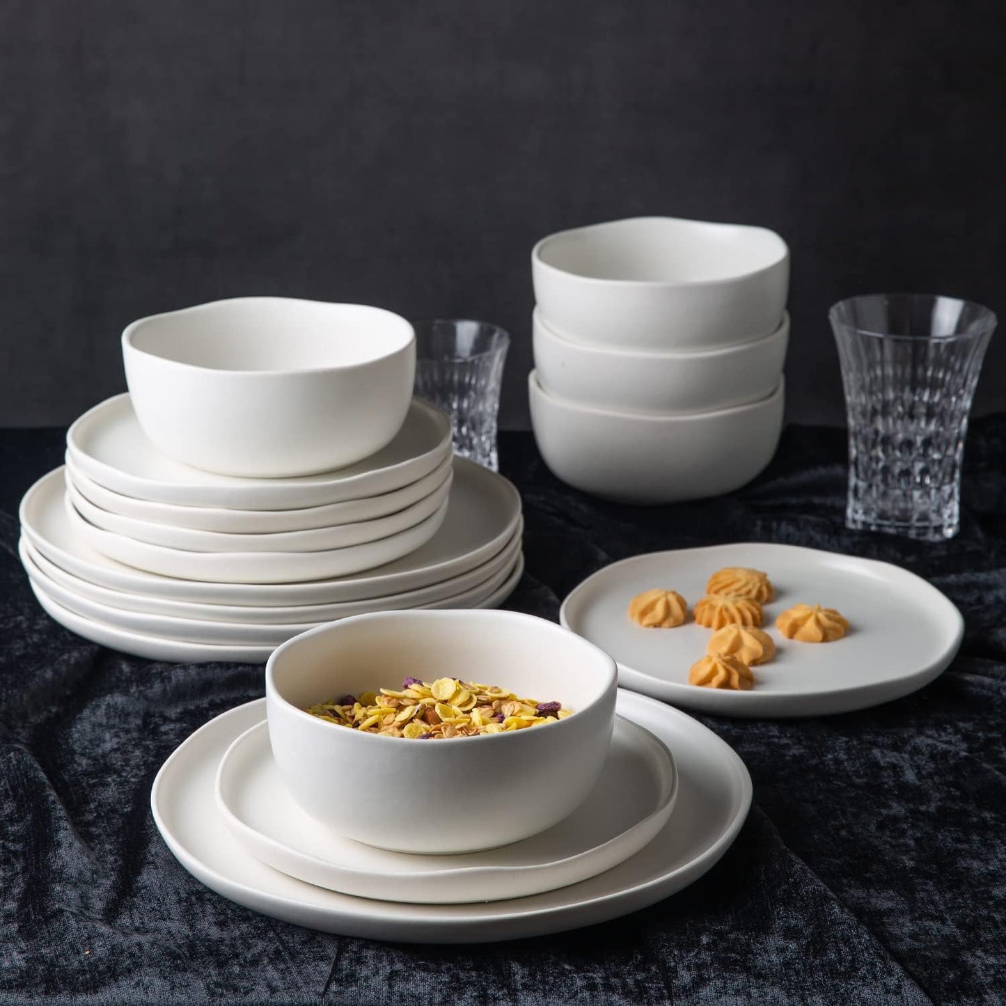 SLUDW005 Dinnerware Set - Matte White