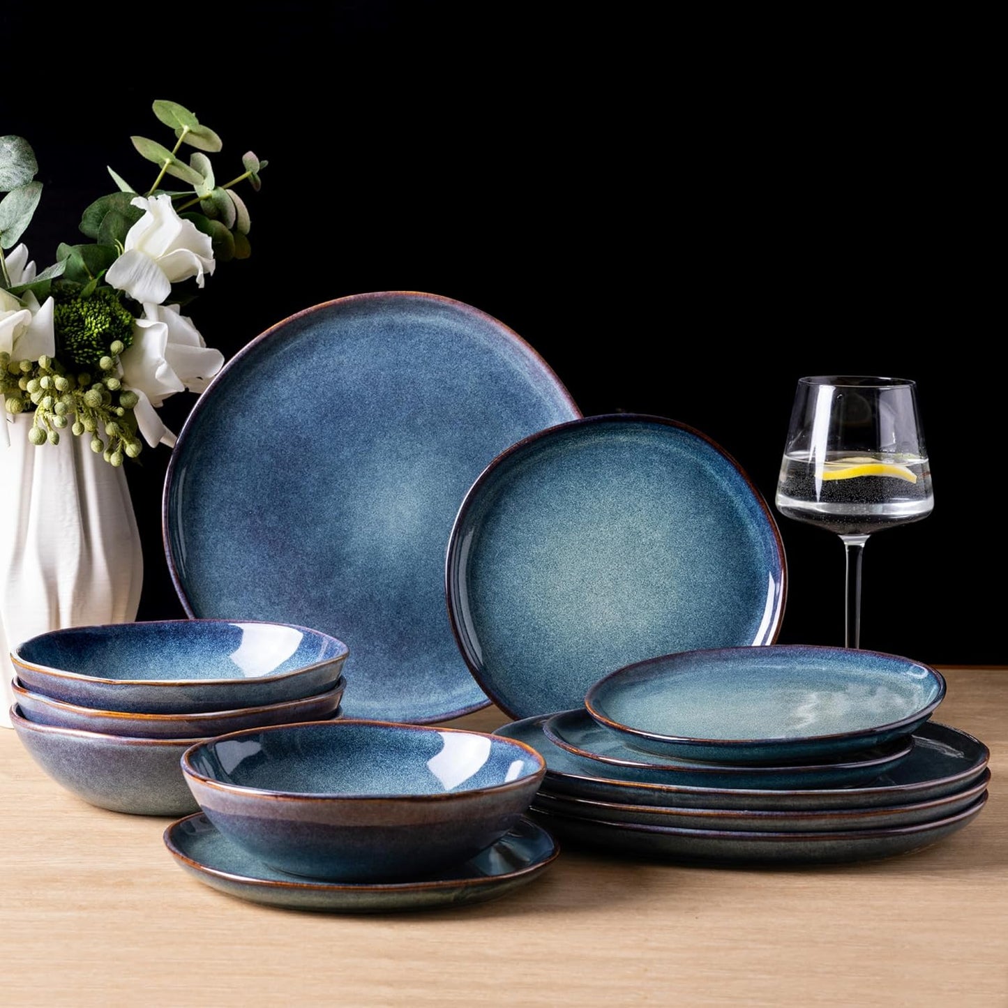 JYIDW007 Dinnerware Set - Ceylon Blue