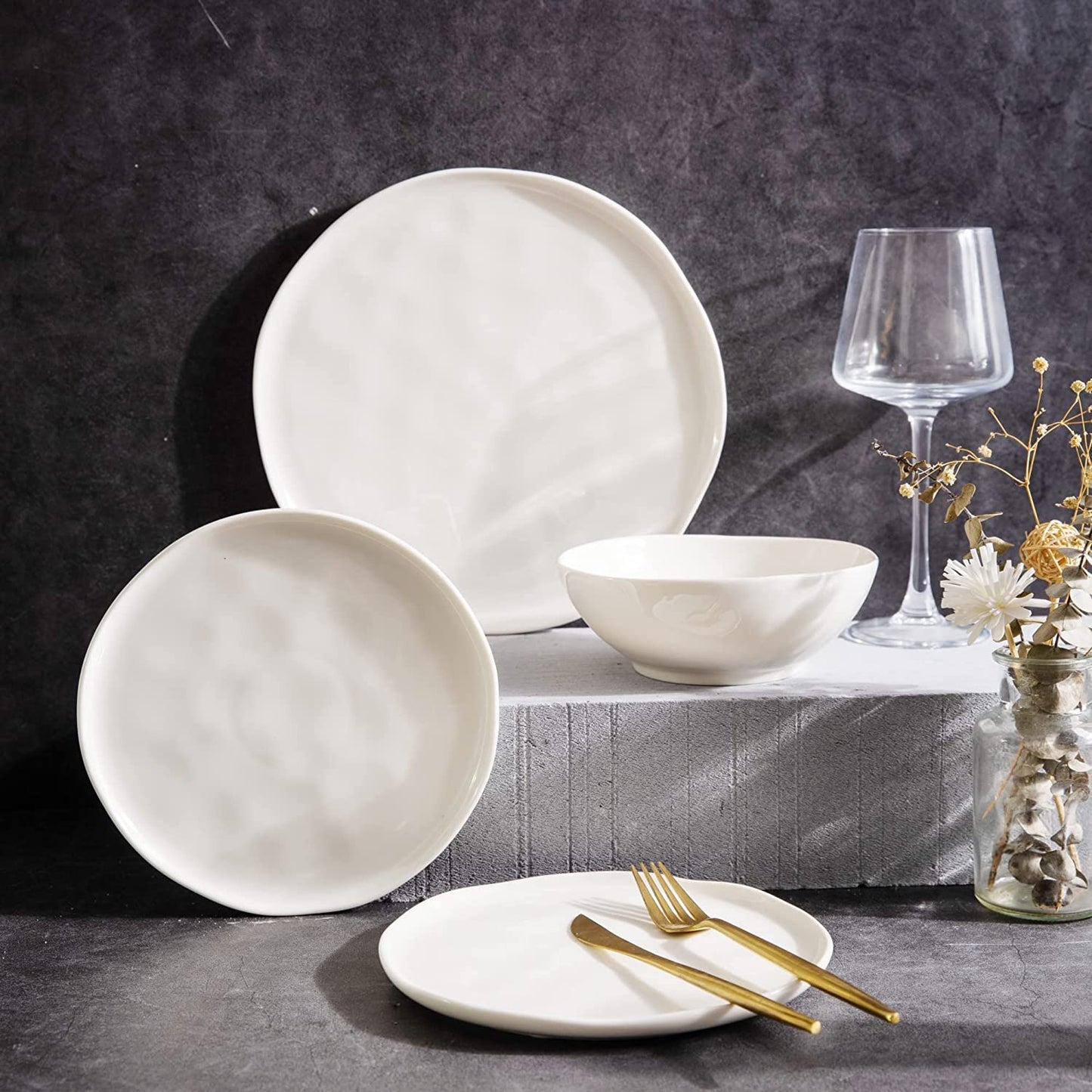 SLUDW015 Dinnerware Set - White