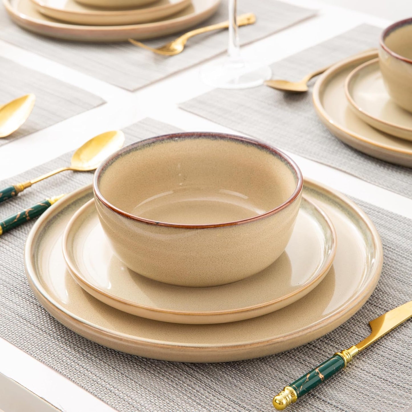 XTADW009 Dinnerware Set - Latte